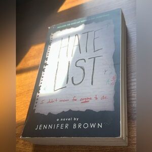 Hate List Jennifer Brown